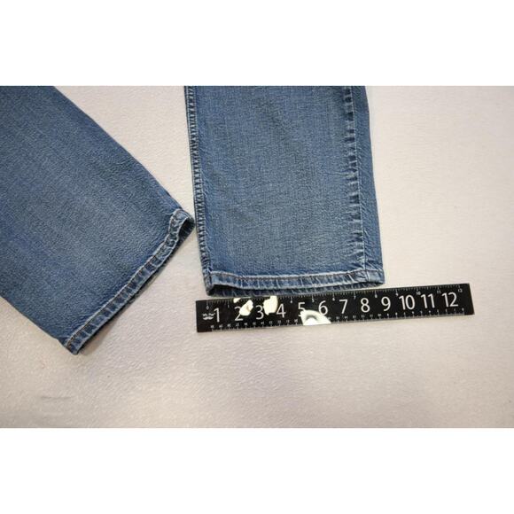 Levi's 559 Relaxed Straight Fit Rugged Blue Denim Jeans Mens Sz 42 x 32 - Picture 4 of 10